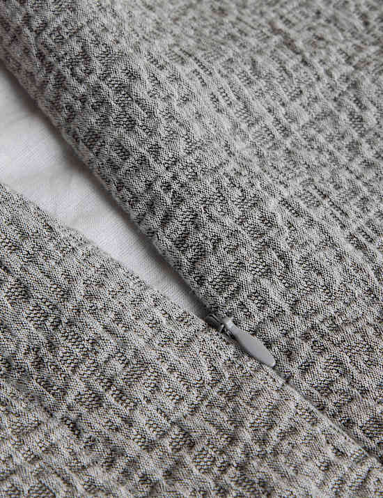 Groot decoratief kussen van zuiver katoen met jacquard