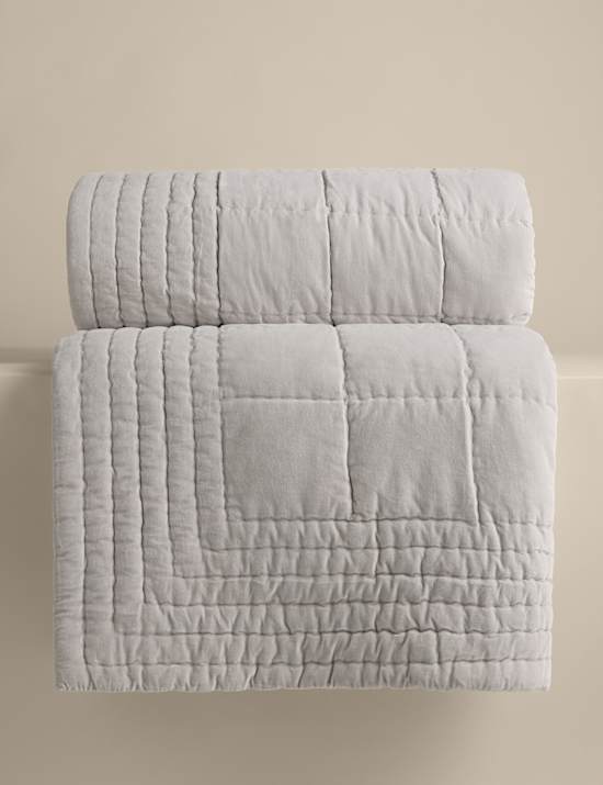 Pure Cotton Velvet Bedspread