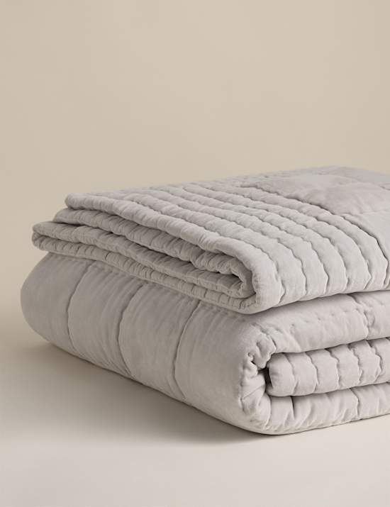Pure Cotton Velvet Bedspread