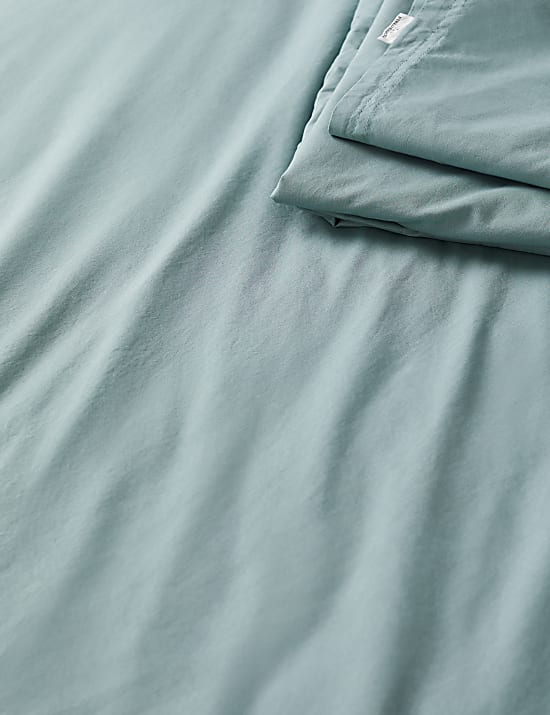 Washed Cotton Deep Fitted Sheet