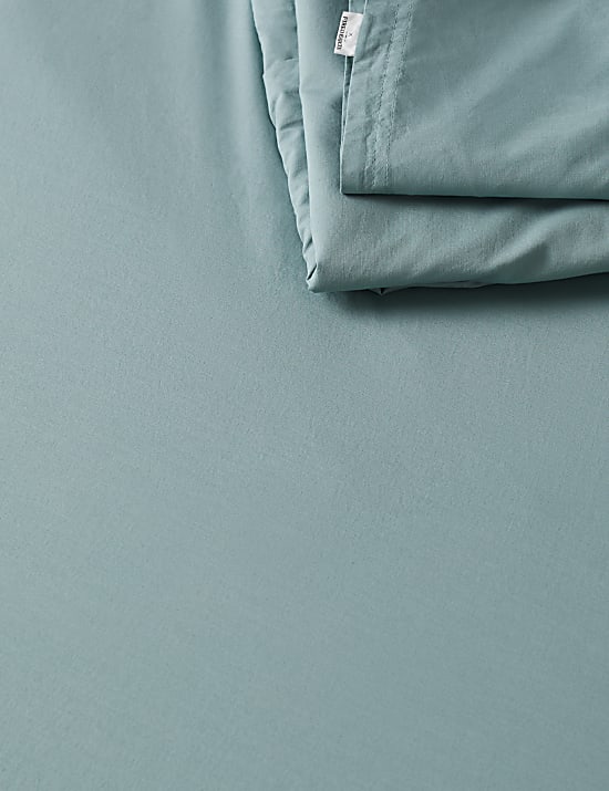 Washed Cotton Deep Fitted Sheet