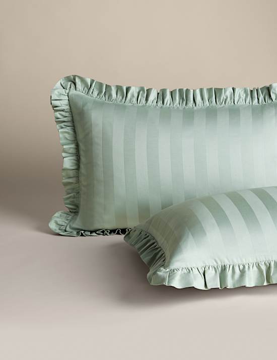 Pure Cotton Printed Ruffle Edge Bedding Set