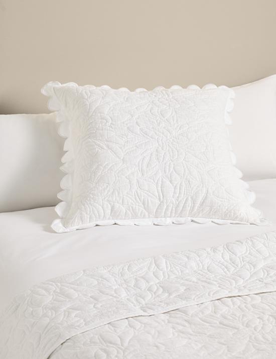 Pure Cotton Floral Large Decorative Cushion