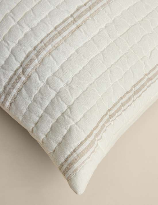 Pure Cotton Striped Cushion