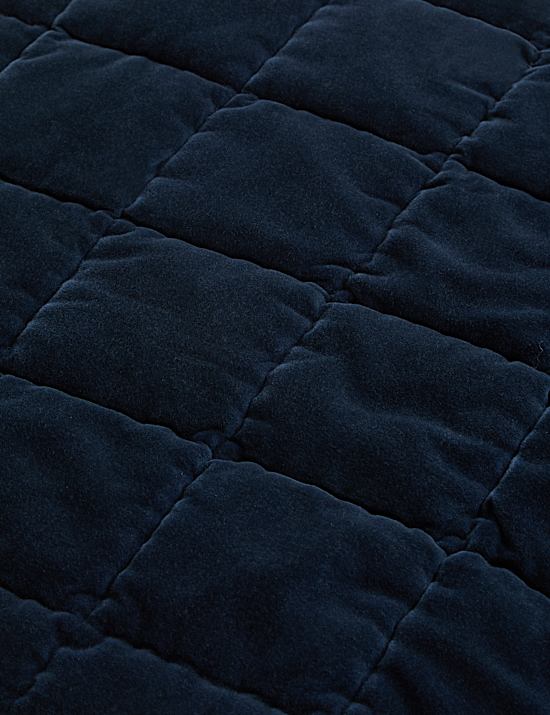 Pure Cotton Velvet Quilted Cushion