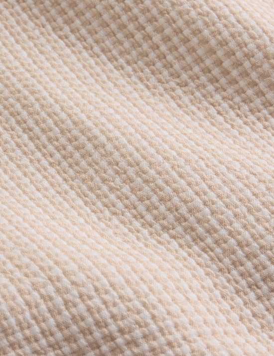 Cotton Rich Gingham Bedspread