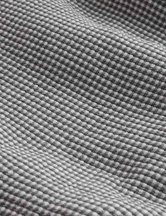 Cotton Rich Gingham Bedspread