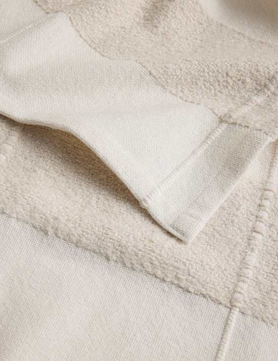 Pure Cotton Woven Boucle Bedspread