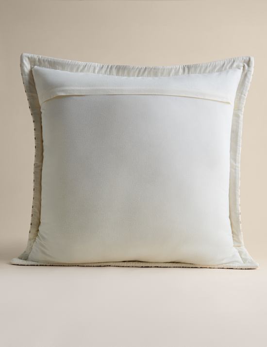 Taie d&rsquo;oreiller en coton matelass&eacute; &agrave; rayures