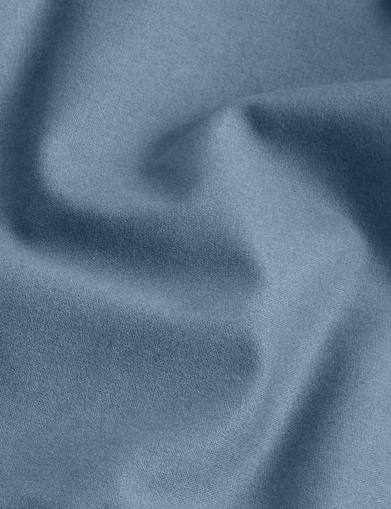 Pure Cotton Brushed Fitted Sheet