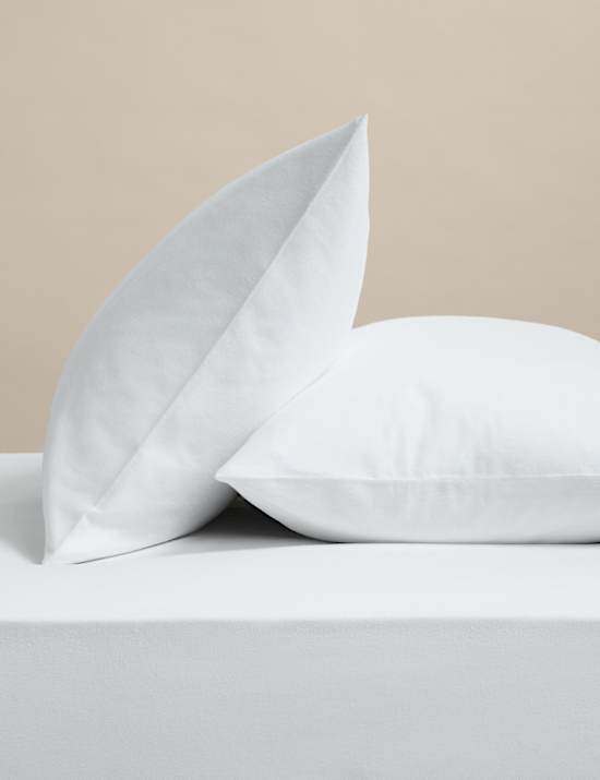 2 Pack Pure Cotton Brushed Pillowcases
