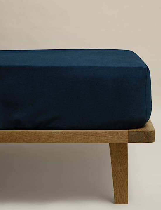 Pure Brushed Cotton Deep Fitted Sheet