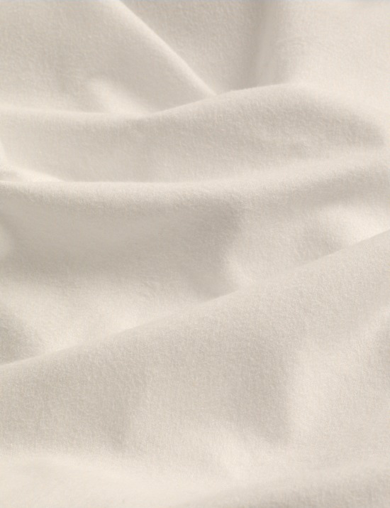 Pure Brushed Cotton Deep Fitted Sheet