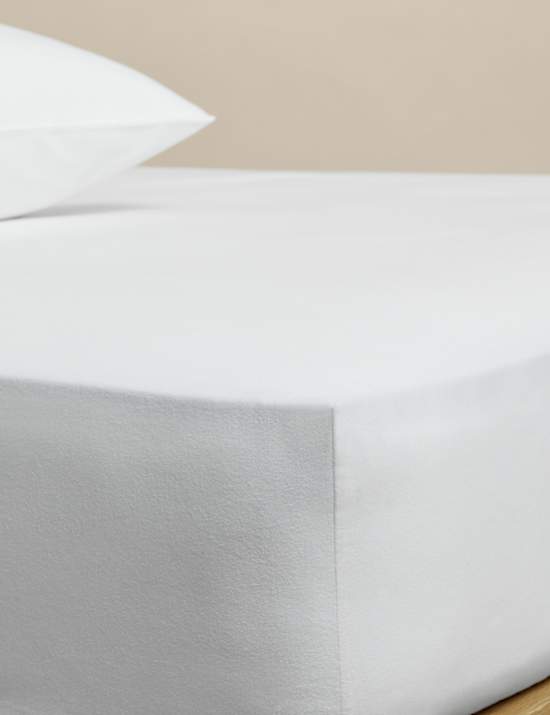 Pure Brushed Cotton Deep Fitted Sheet