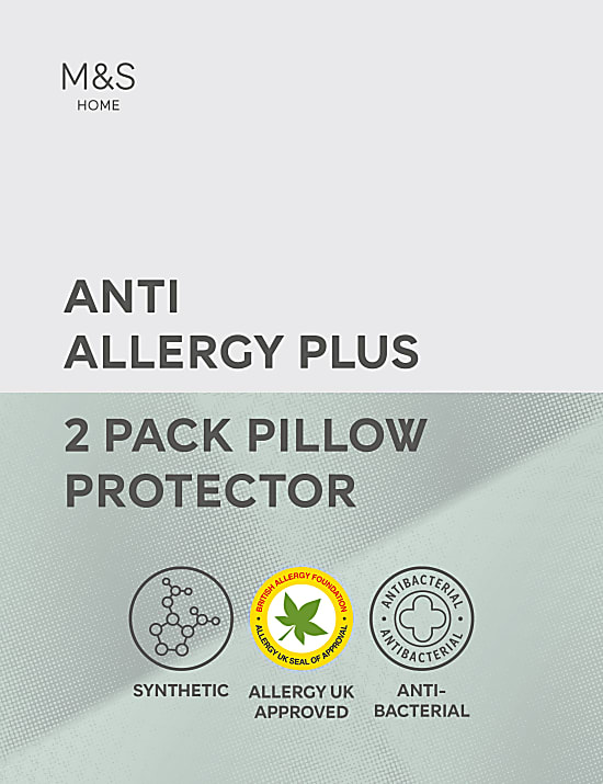 Προστατευτικά μαξιλαριών Anti Allergy Plus, σετ των 2