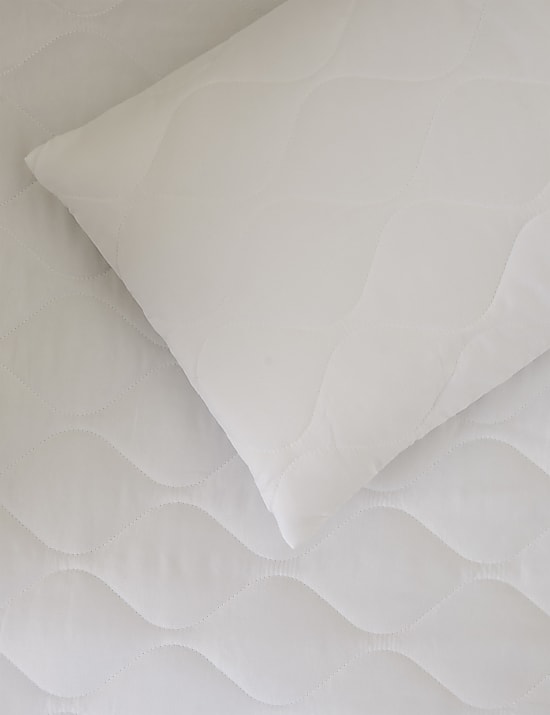 Waterproof Cot Bed Mattress & Pillow Protector Set