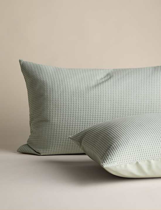 Pure Cotton Waffle Bedding Set