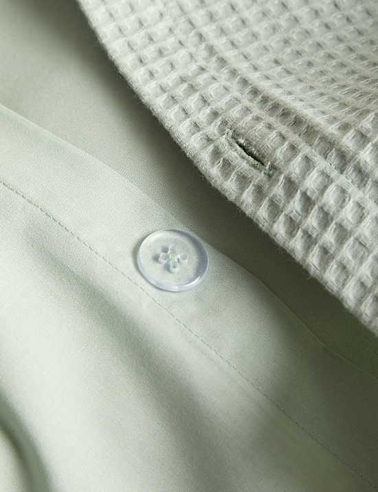 Pure Cotton Waffle Bedding Set