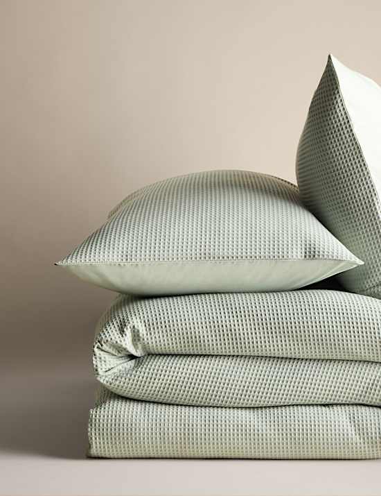Pure Cotton Waffle Bedding Set
