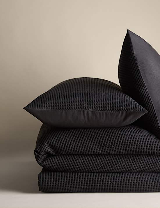 Pure Cotton Waffle Bedding Set