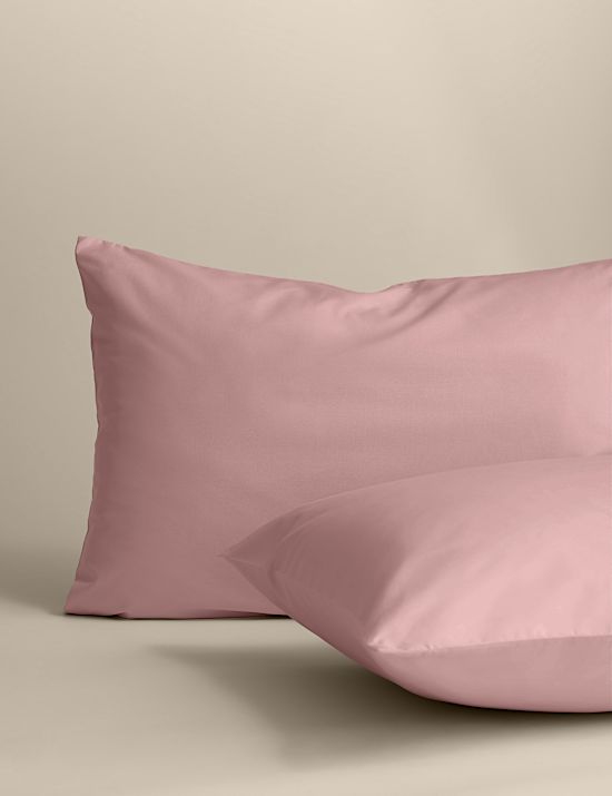 2pk Cotton Rich Pillowcases