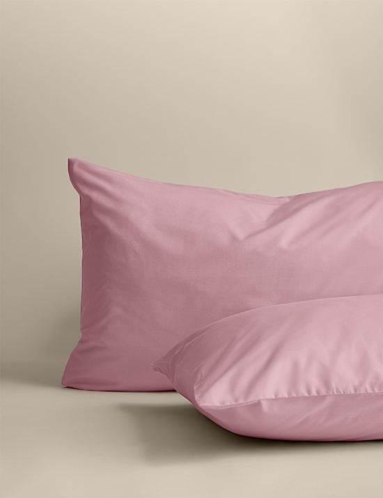 2 Pack Cotton Rich Pillowcases