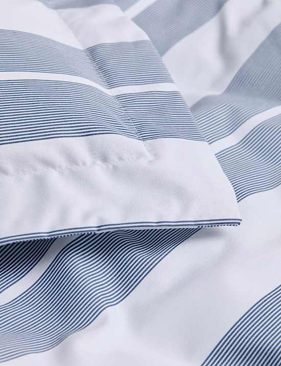 Egyptian Cotton Wide Stripe Printed Bedding Set