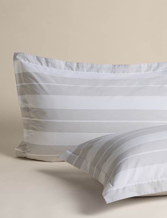 Egyptian Cotton Wide Stripe Printed Bedding Set