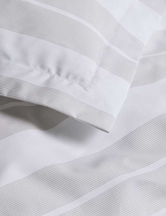 Egyptian Cotton Wide Stripe Printed Bedding Set