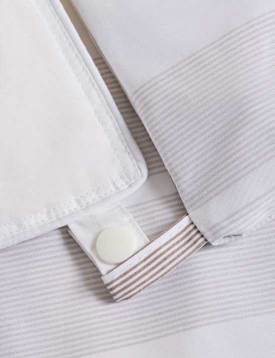 Egyptian Cotton Wide Stripe Printed Bedding Set