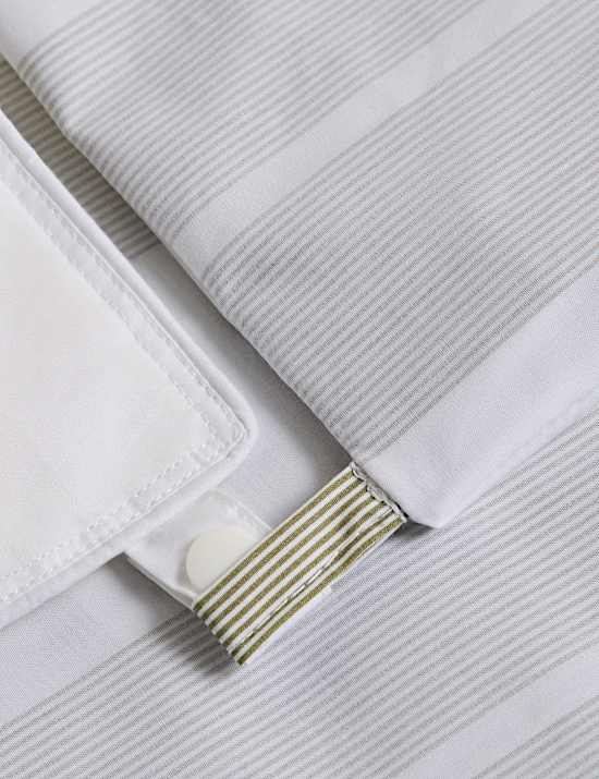 Egyptian Cotton Wide Stripe Printed Bedding Set