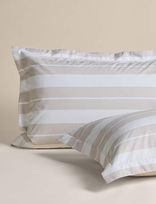 Egyptian Cotton Wide Stripe Printed Bedding Set