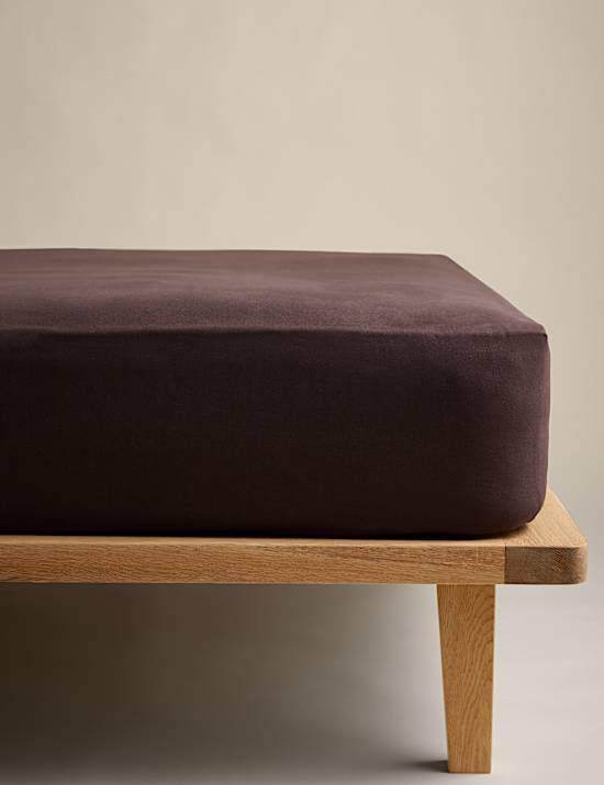 Pure Brushed Cotton Fitted Sheet
