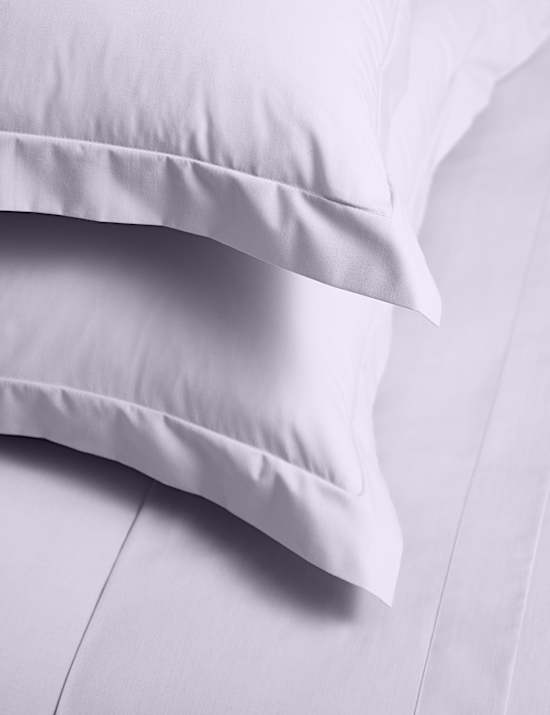2pk Cotton Rich Oxford Pillowcases