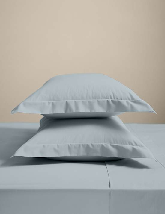 2pk Cotton Rich Oxford Pillowcases