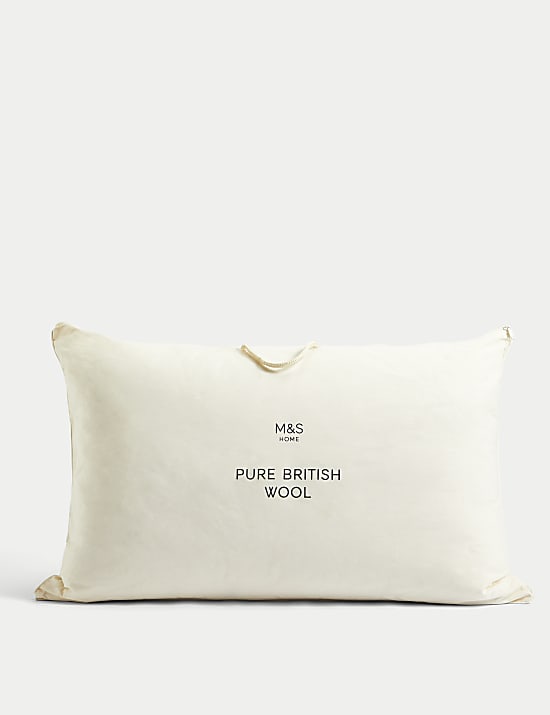 Kussen van zuivere wol