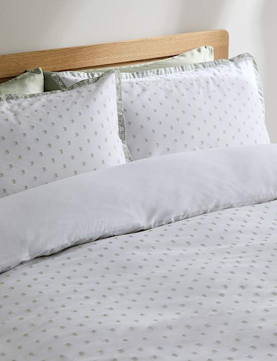 Pure Cotton Spotty Jacquard Bedding Set