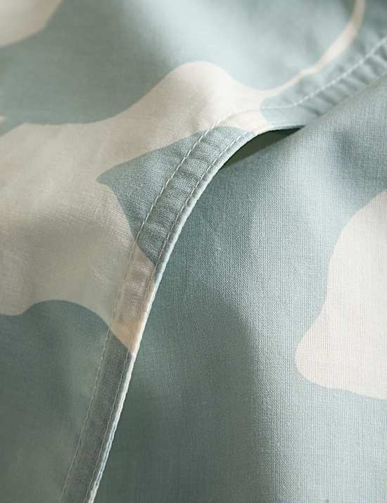 Cotton Rich Silhouette Floral Bedding Set