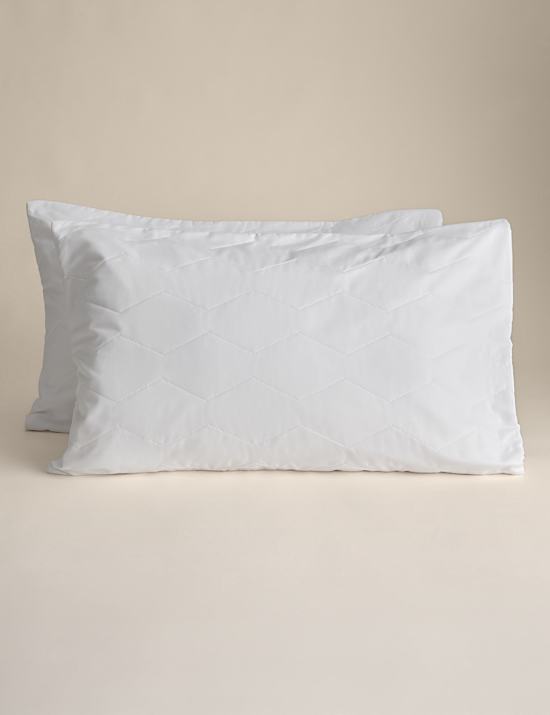 2pk Pure Cotton Pillow Protectors
