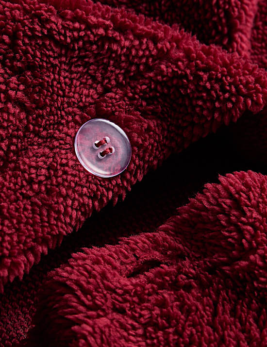 Pack de 2 fundas de almohada polares con diseño de osito de peluche