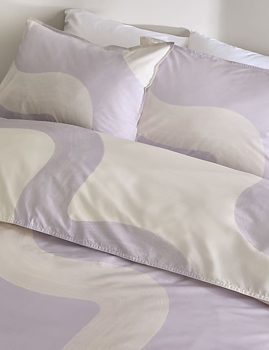 Cotton Rich Large Swirl Bedding Set