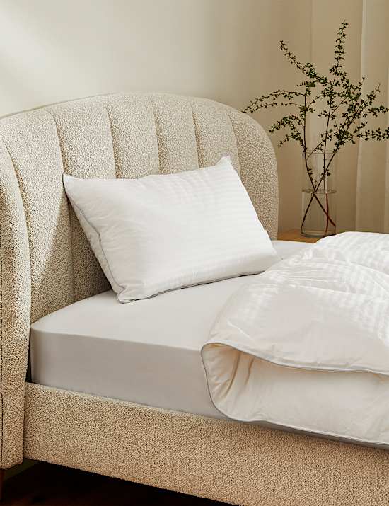 Luxury Hungarian Goose Down Medium Pillow
