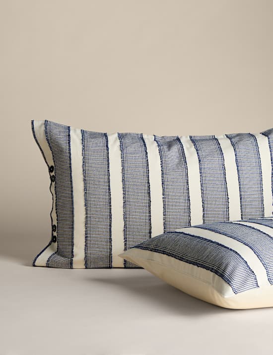 Ropa de cama de rayas tejida 100% algodón