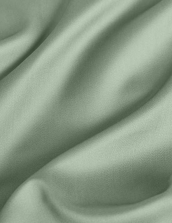 Drap-housse 100 % coton satin&eacute; &agrave; bonnets profonds