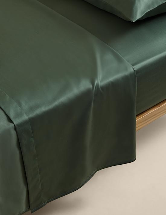 Egyptian Cotton Sateen 400 Thread Count Flat Sheet