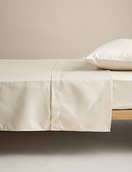 Egyptian Cotton Sateen 400 Thread Count Flat Sheet