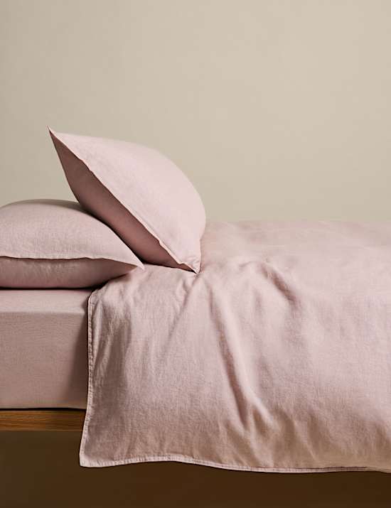 Bettw&auml;scheset mit aus reinem Leinen