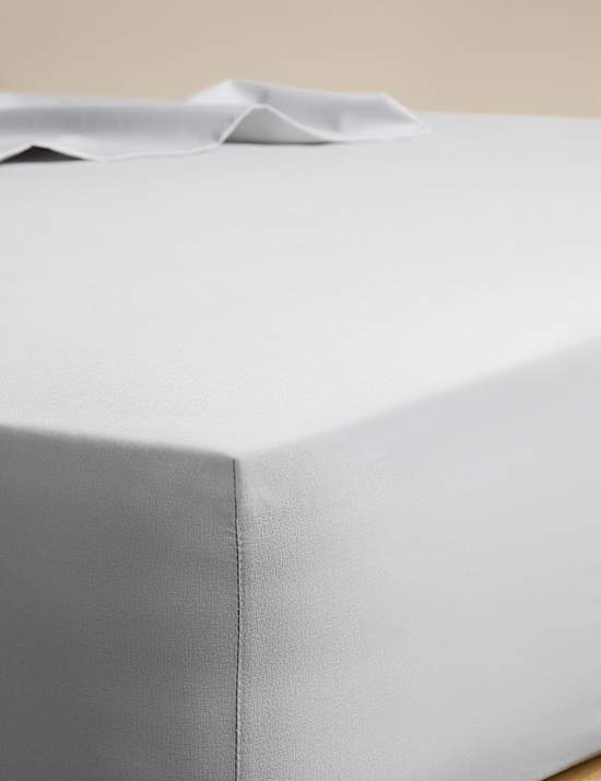 Cotton Blend Non Iron Fitted Sheet