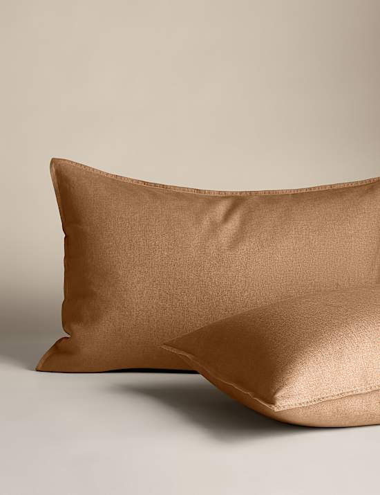 2pk Pure Linen Standard Pillowcases