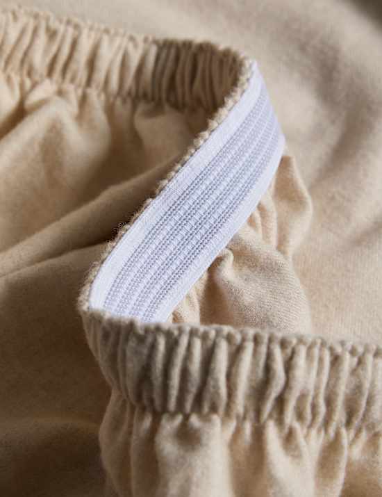 Cotton Rich StayPut Extra Deep Fitted Sheet with Cashmere